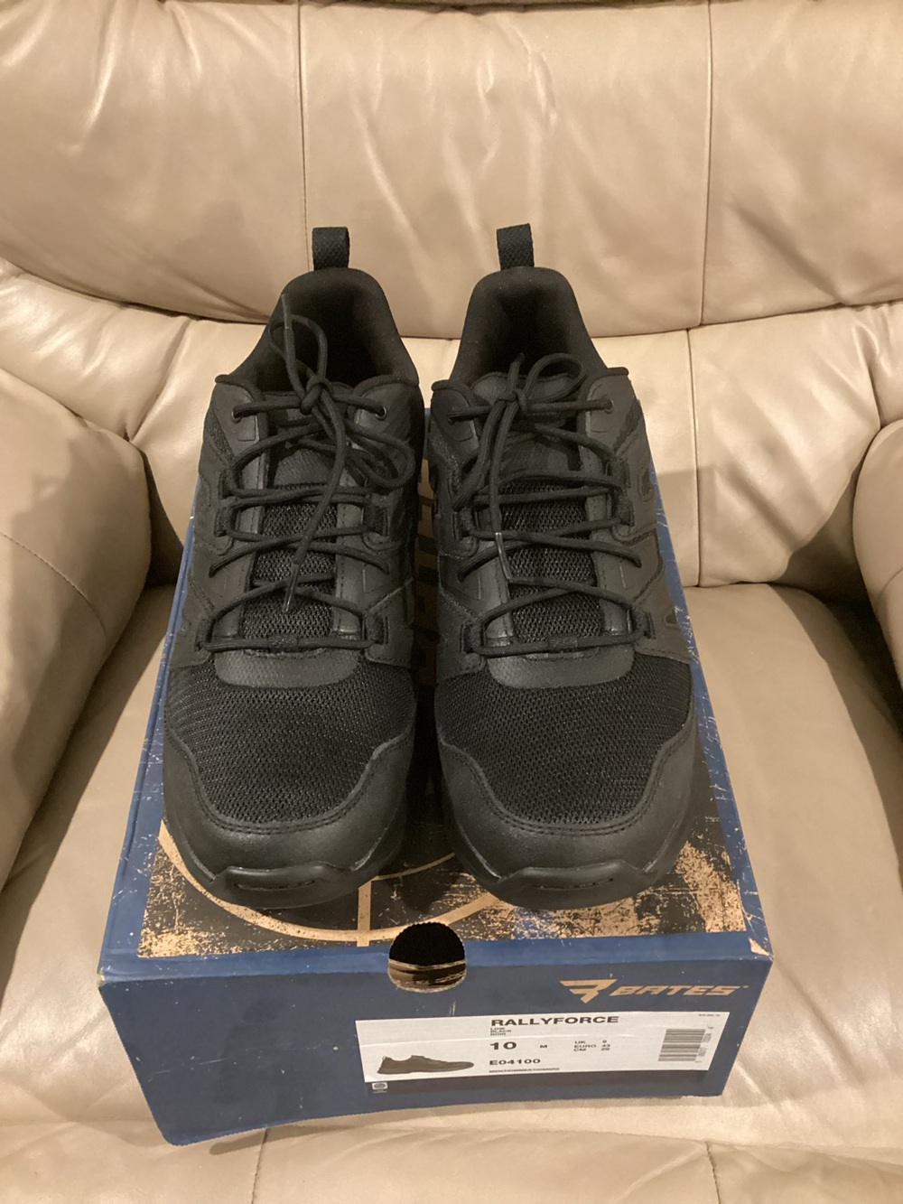 New Bates Black Rallyforce Tactical Sneakers.